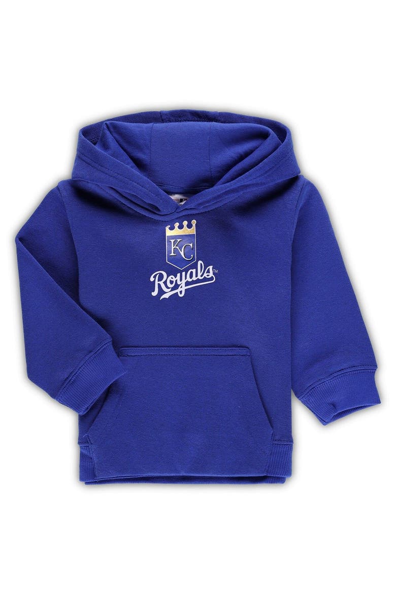 Toddler Royal Kansas City Royals Team Primary Logo Fleece Pullover Hoodie, Main, color, Royal
