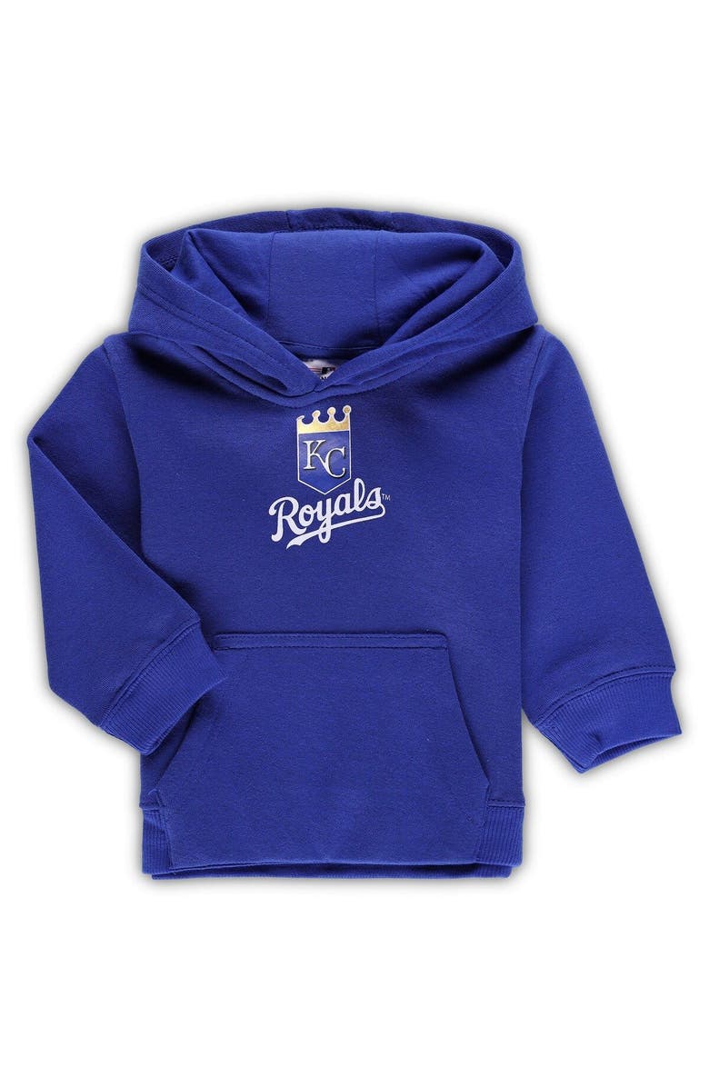 Outerstuff Toddler Royal Kansas City Royals Team Primary Logo Fleece Pullover Hoodie, Main, color, Royal