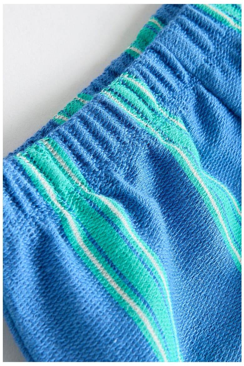 Graphic Cotton T-Shirt & Stripe Pants Set, Alternate, color, GREEN