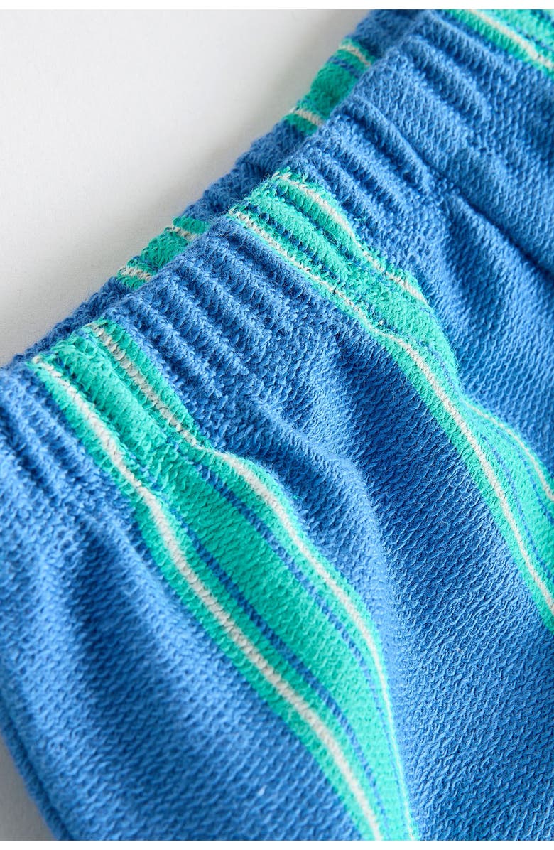 NEXT Graphic Cotton T-Shirt & Stripe Pants Set, Alternate, color, Green