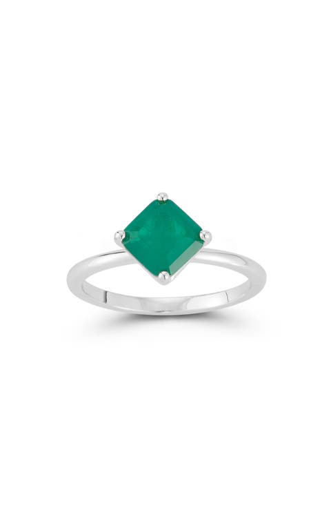 Princess Cut Cubic Zirconia Ring