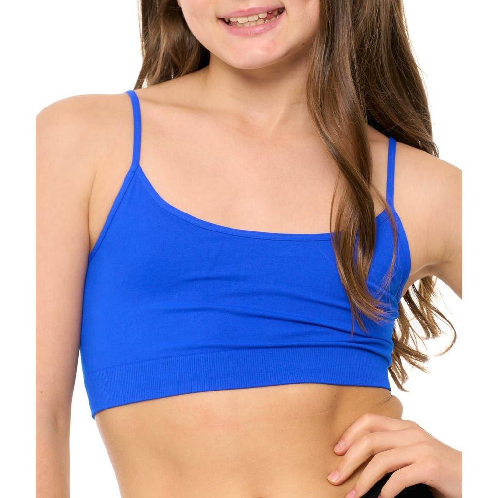 Malibu Sugar Solid Bra Cami In Blue