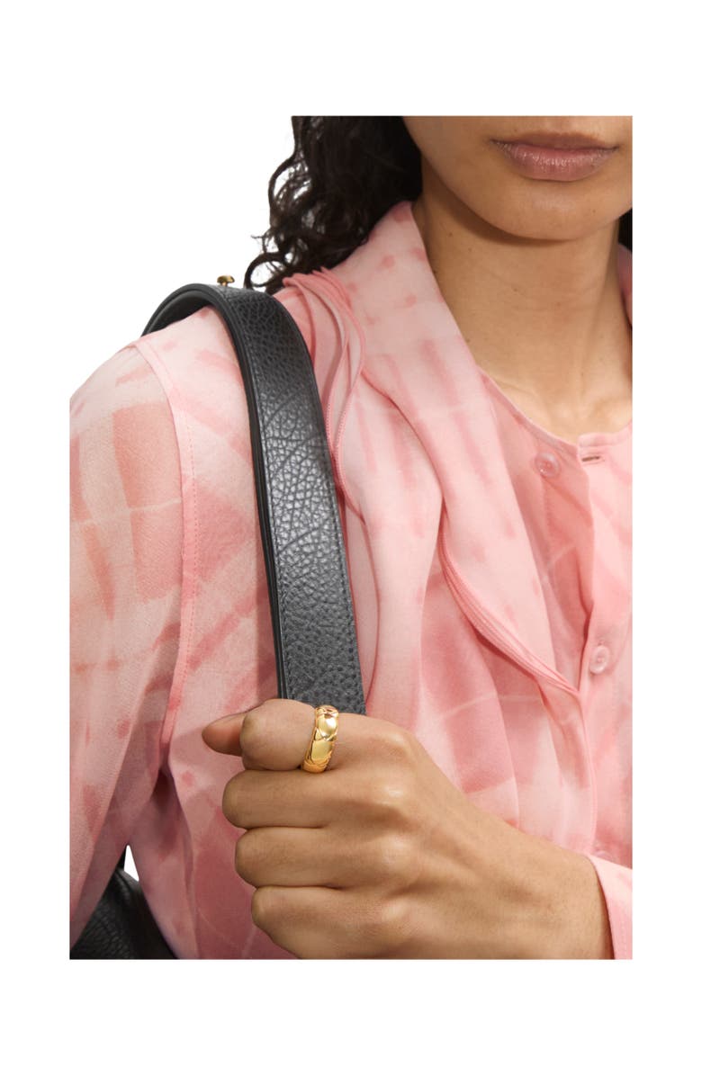 Burberry Shield Segment Ring, Alternate, color, Gold