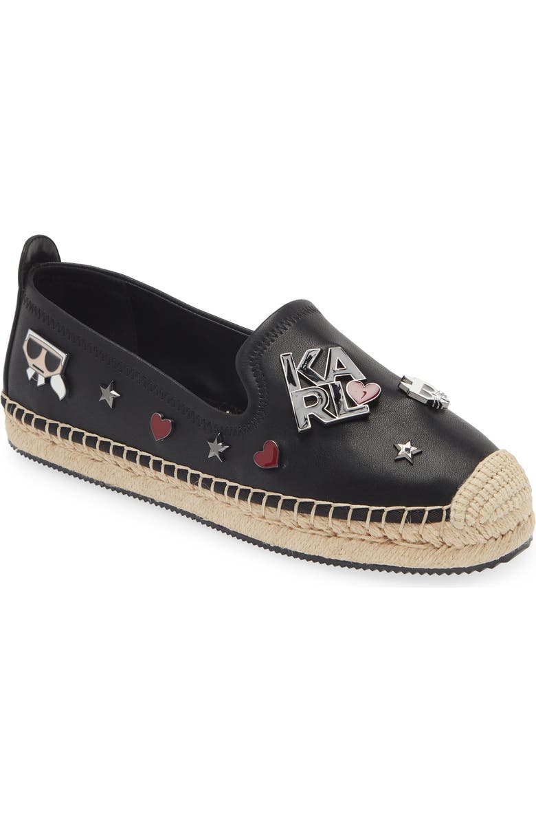 KARL LAGERFELD PARIS Malvie Espadrille Flat, Main, color,