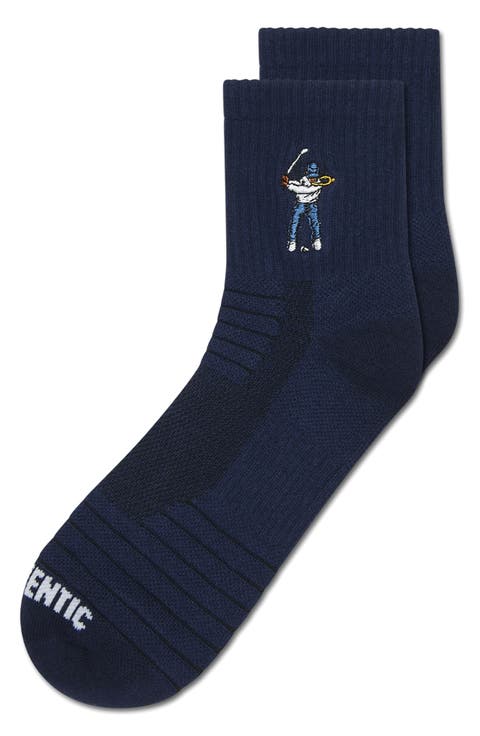 Logo Embroidered Ankle Socks