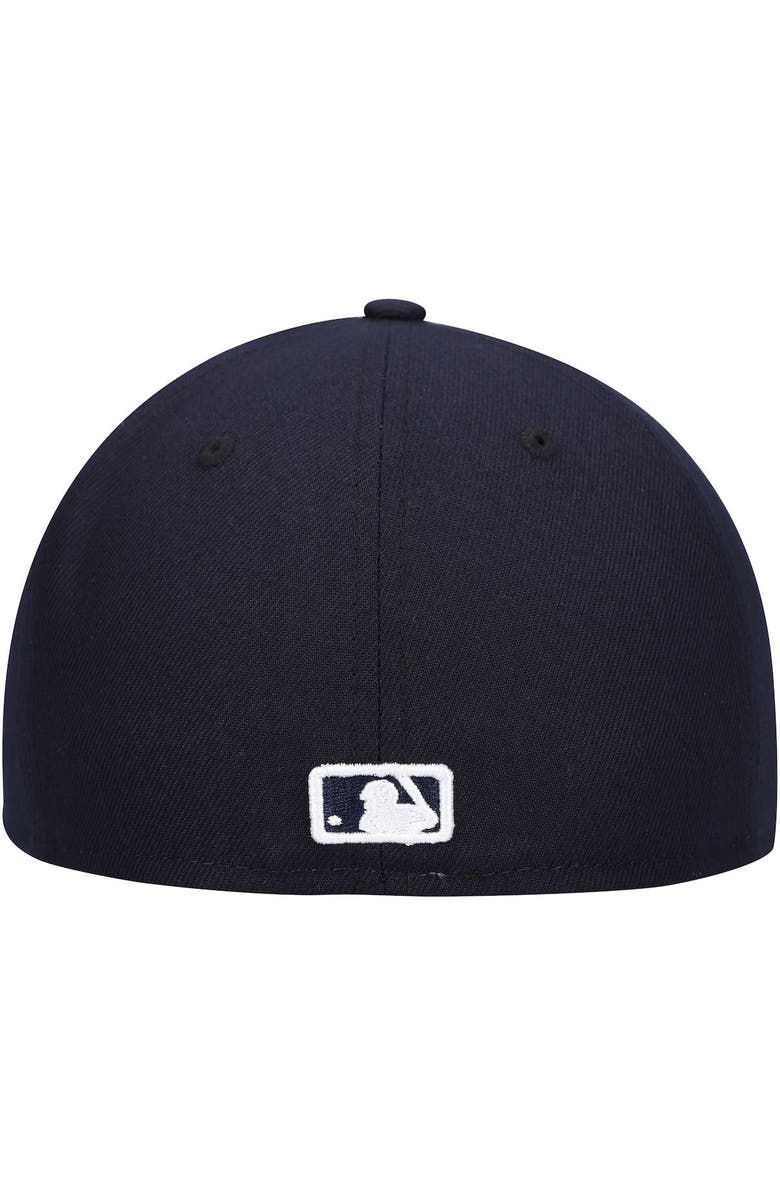 New Era Men's New Era Navy Milwaukee Brewers White Logo 59FIFTY Fitted Hat, Alternate, color, Navy