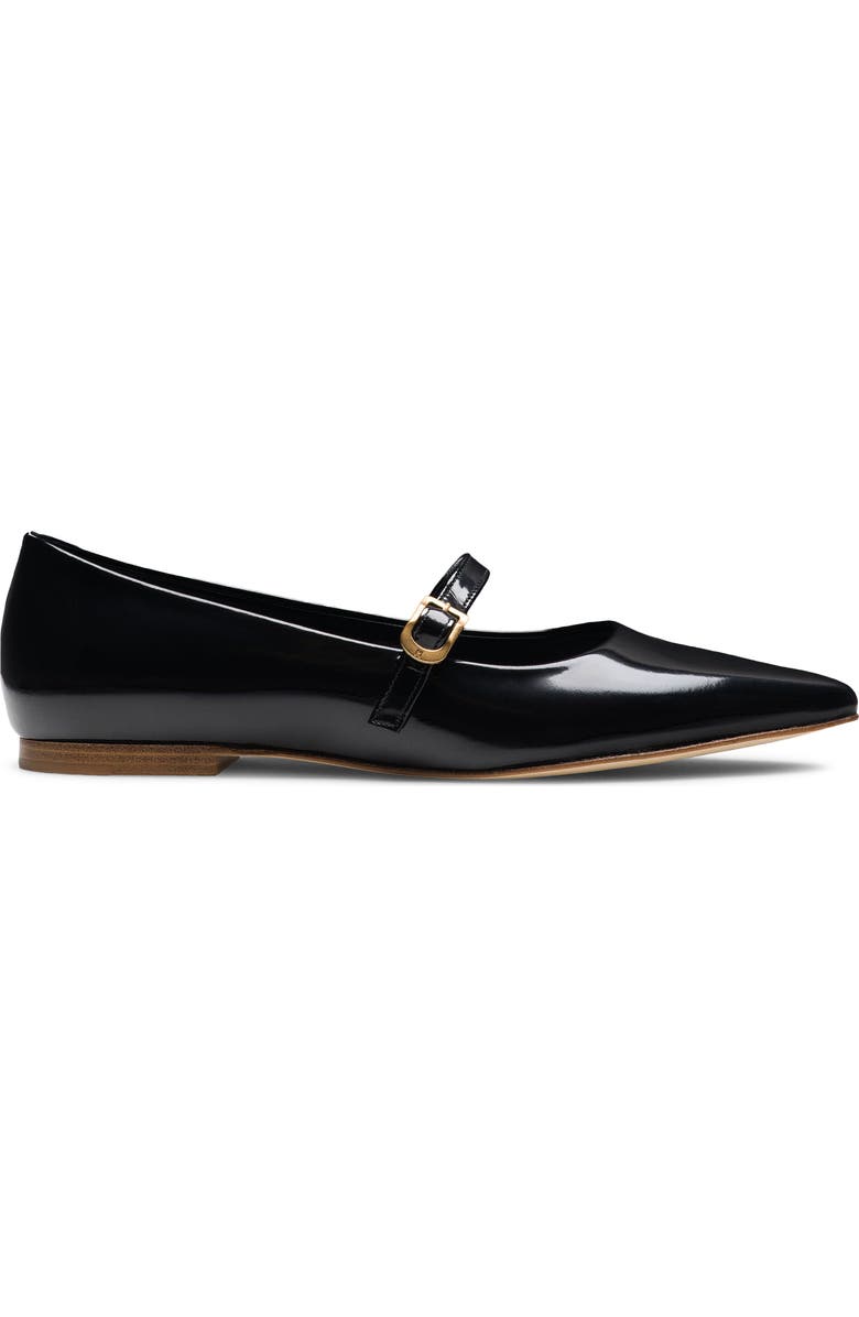Magnanni Stasia Pointed Toe Flat, Alternate, color, Black