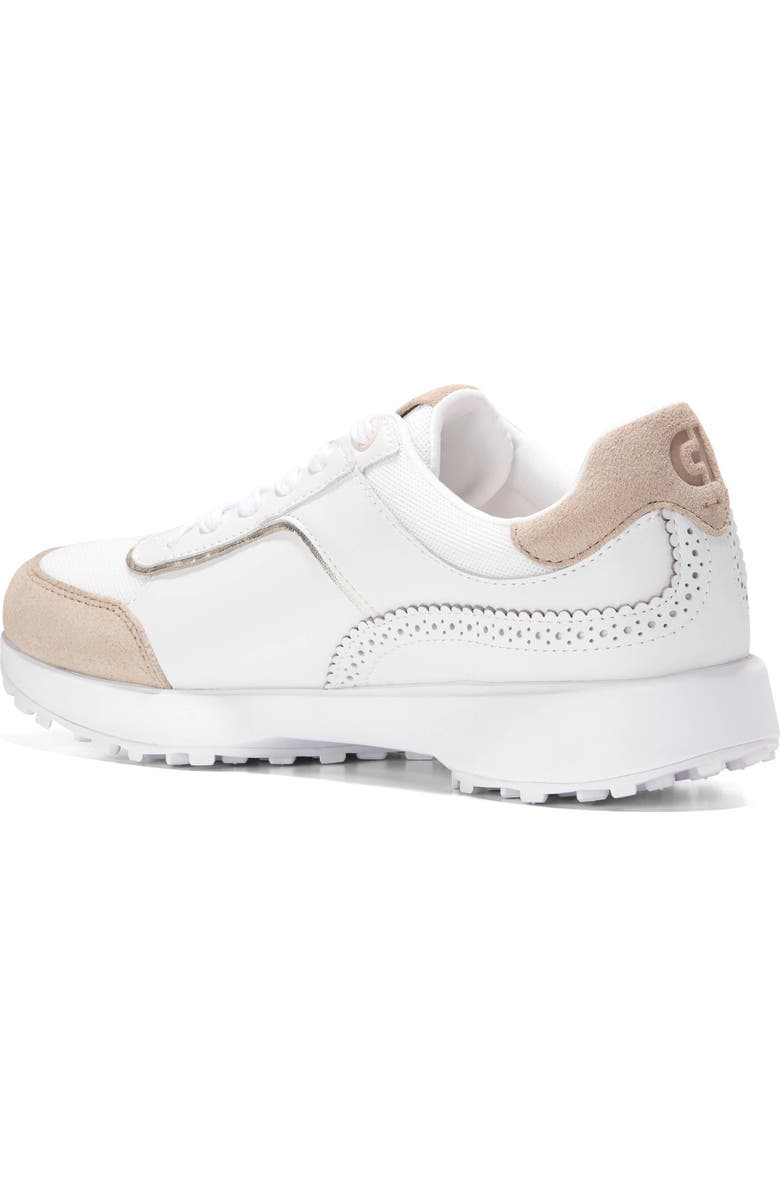 Cole Haan Grand Crosscourt Hallet Run Sneaker, Alternate, color, White / Oat Suede/ Gum
