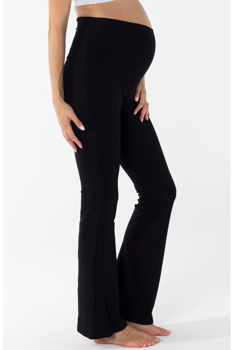 New Deluxe Flare Black Legging, Alternate, color, BLACK