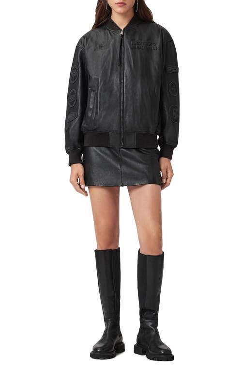 Allsaints Williams X  Belle Bomber Jacket, In Black