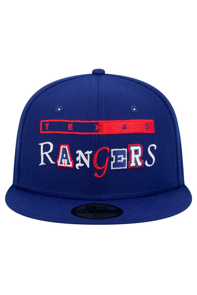 Men's New Era Royal Texas Rangers Ransom 59FIFTY Fitted Hat, Alternate, color, Royal
