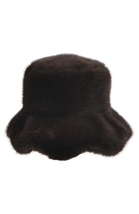 Faux Fur Bucket Hat