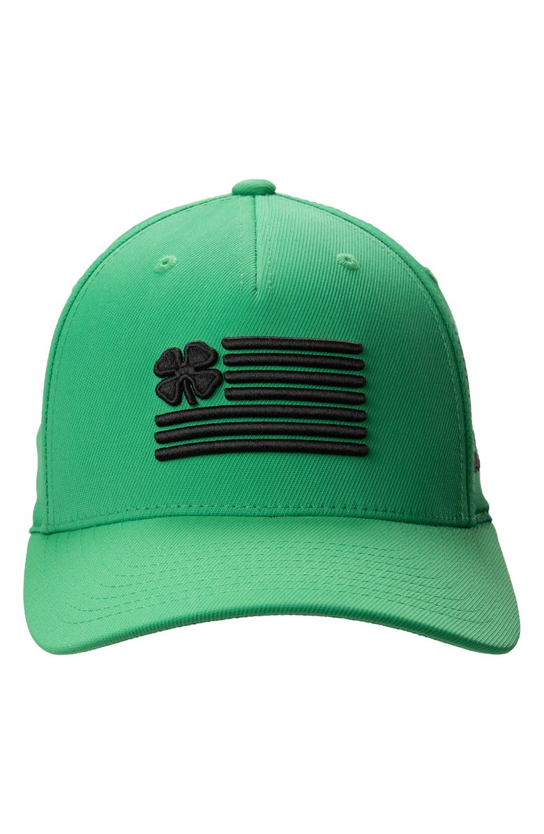 Black Clover Clover Nation 11 Snapback Hat, Main, color, Kelly Green