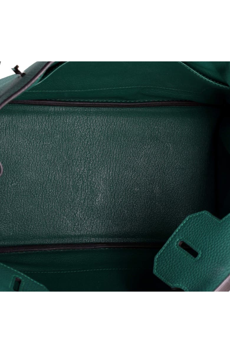 Pre-Owned Hermes Birkin Handbag Green Togo with Palladium Hardware 30, Alternate, color, Malachite