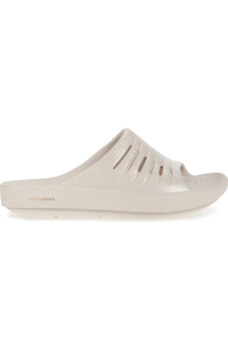 SKECHERS Go Recover Refresh Glam Up Slide Sandal, Alternate, color, Natural