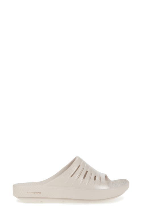 Skechers Go Recover Refresh Glam Up Slide Sandal In Natural