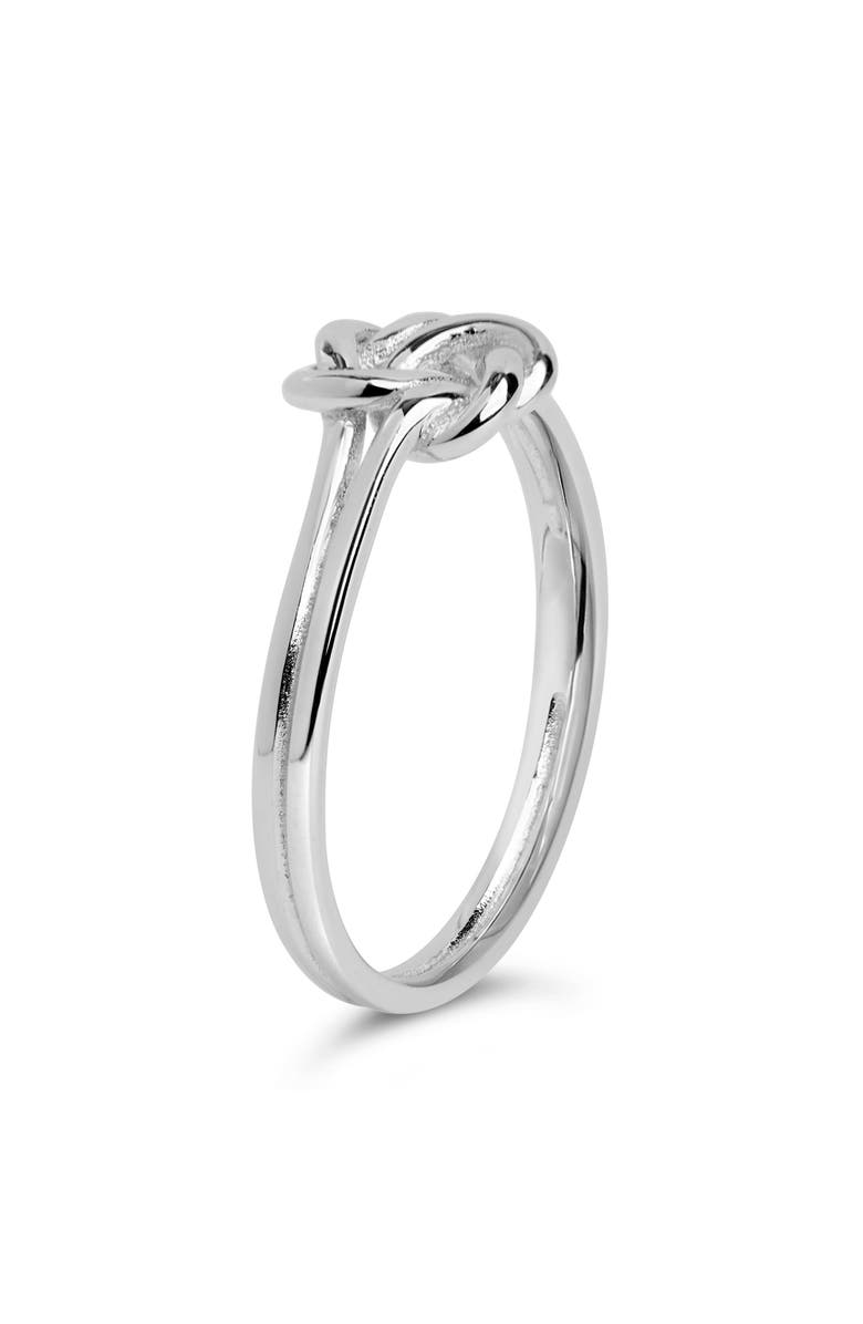 Sterling Forever Sterling Silver Knot Ring, Alternate, color,