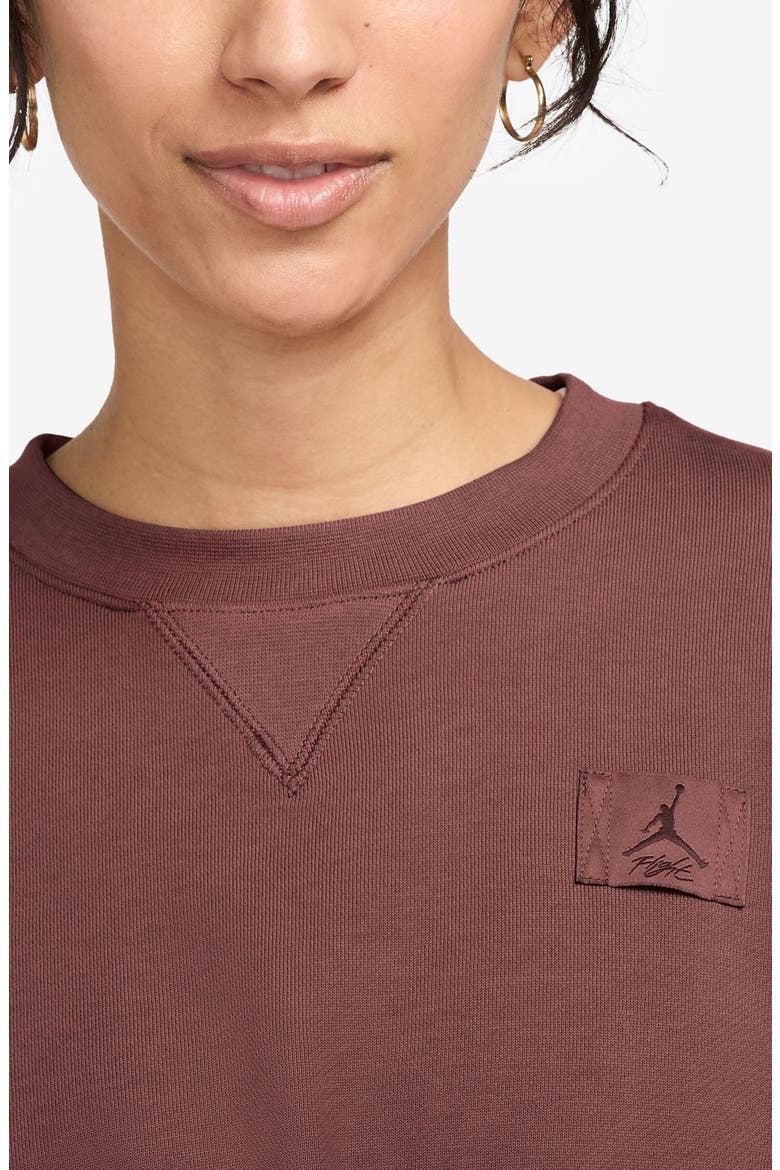 Flight Fleece Crop Sweatshirt, Alternate, color, DARK PONY