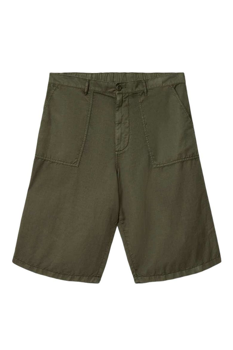 Echo Relaxed Fit Shorts, Alternate, color, MANGROVE GREEN