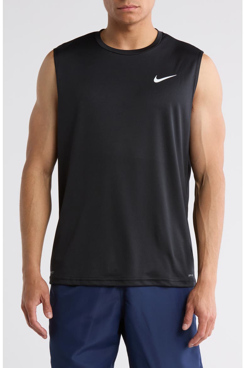 Hydroguard Muscle Tank, Main, color, BLACK