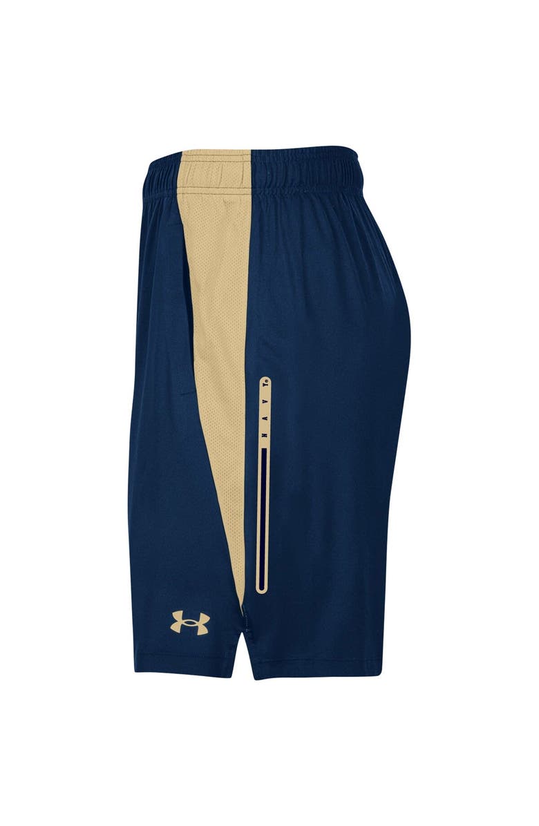 Under Armour Men's Under Armour Navy Navy Midshipmen Tech Vent Shorts, Alternate, color, 