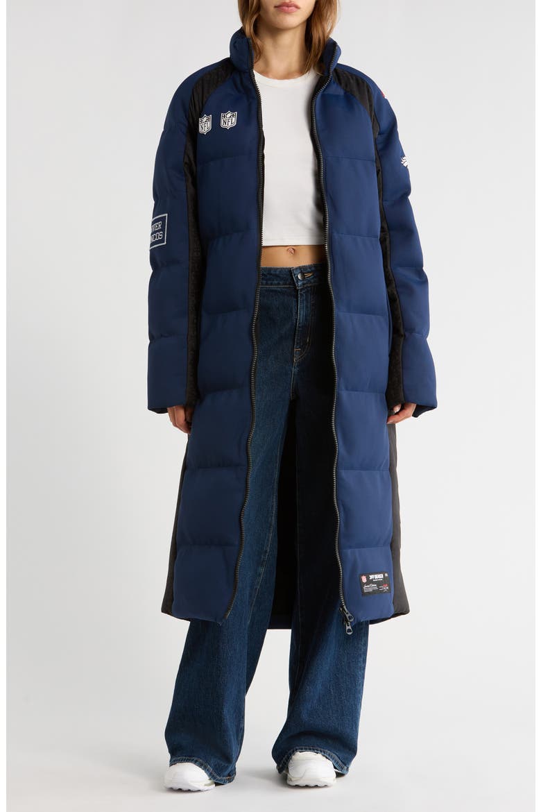 Unisex Team Long Coat, Alternate, color, BRONCOS