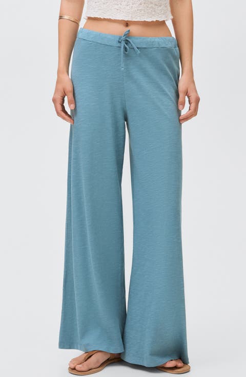 Cotton Wide Leg Pants