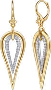 Gabriel & Co. 14k Gold Teardrop Diamond Drop Earrings