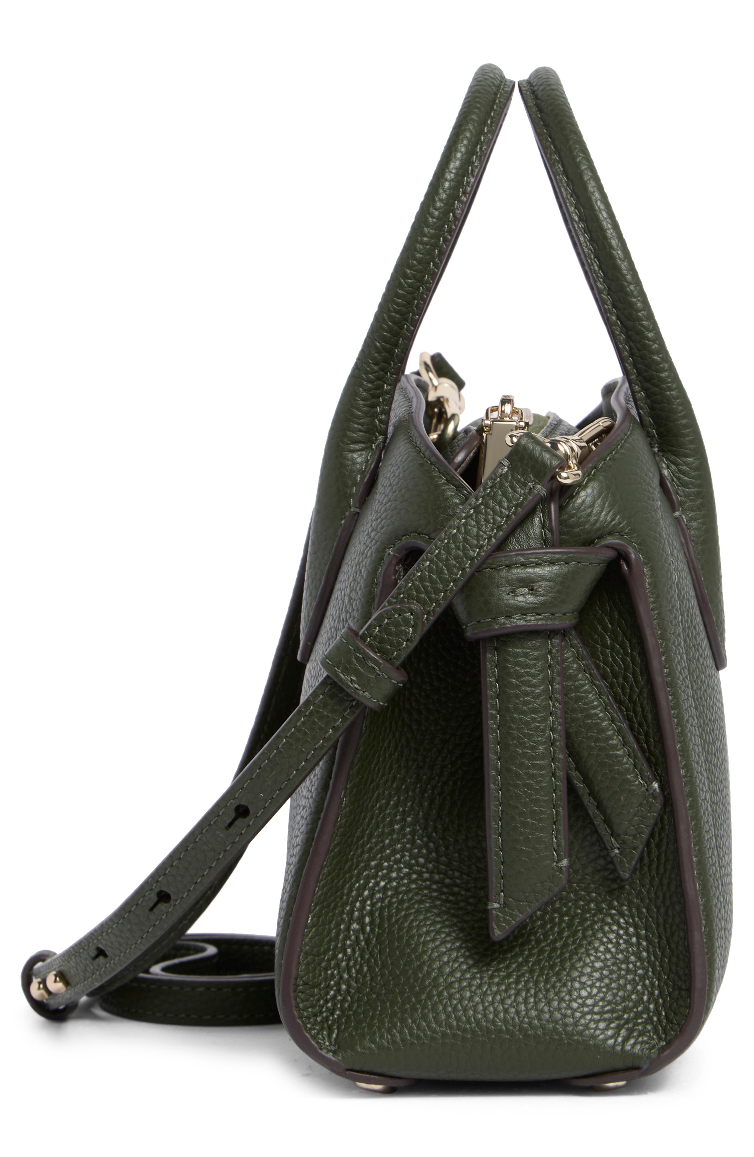 mini zip top satchel, Alternate, color, BONSAI TREE
