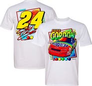 HENDRICK MOTORSPORTS TEAM COLLECTION Men's Hendrick Motorsports Team Collection White Jeff Gordon #24 Dupont T-Shirt