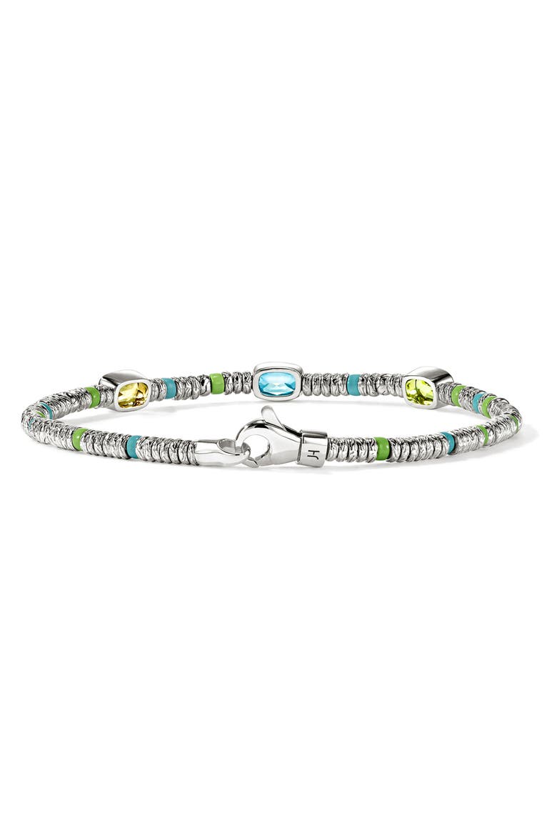 Heishi Bracelet, Alternate, color, PERIDOT