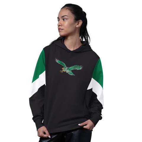 Women's Starter Black Philadelphia Eagles Scrimmage Hoodie