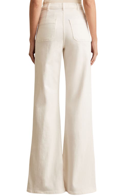 Reiss Sakura Flare Jeans In Sand