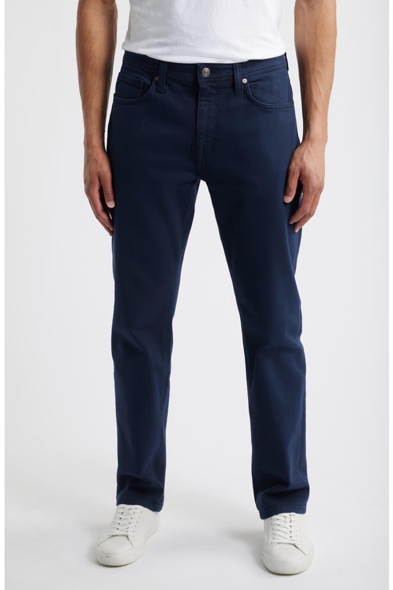 Garment Dyed Straight Leg Jeans, Main, color, NAVY OVERTURE