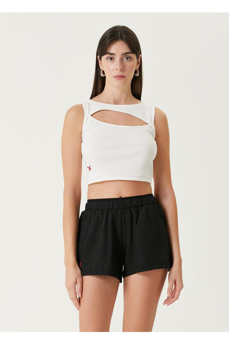 Free Heaven Rib Crop Tank Top, Alternate, color, WHITE