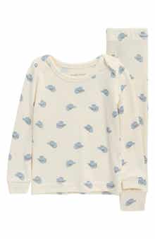 Petite Cowboy Hats Fitted Long Pajamas