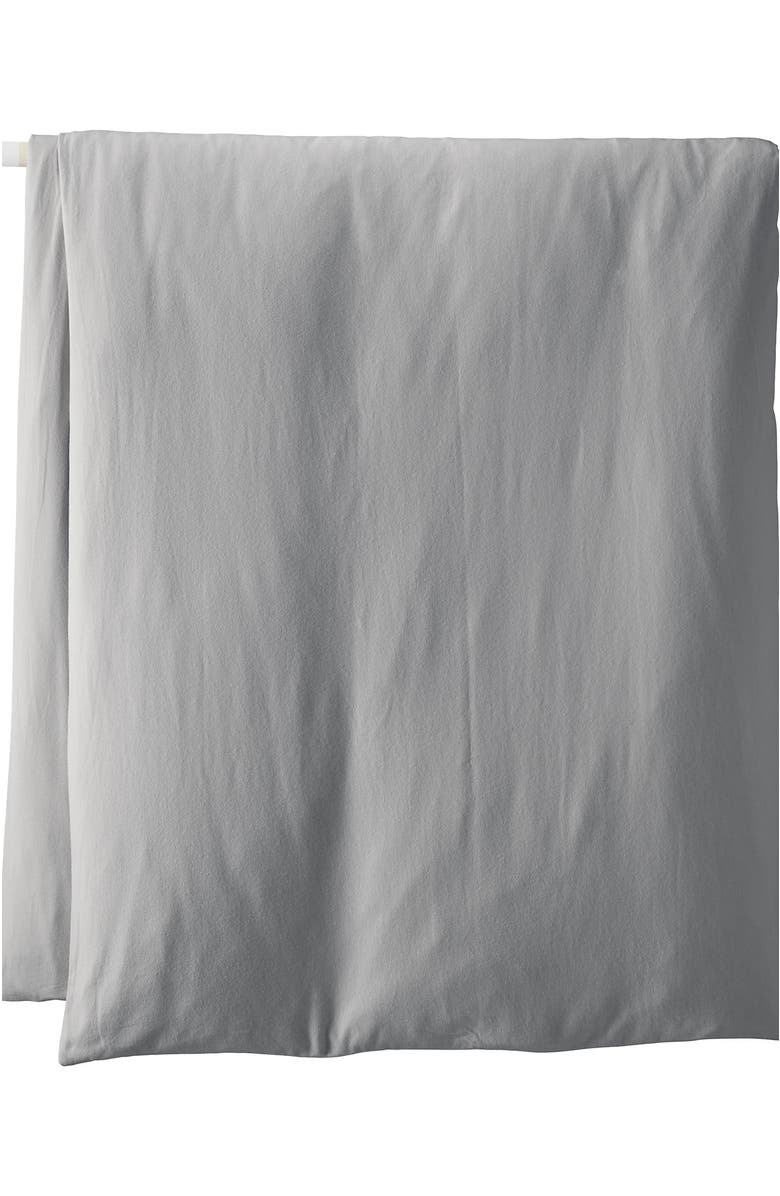Lands' End Luxe Flannel Duvet Bed Cover, Alternate, color,