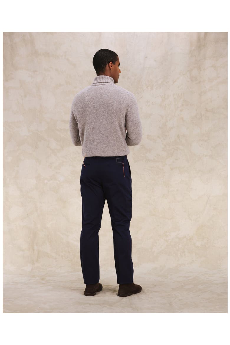 Pences Heavy Cotton Trousers, Alternate, color, NAVY BLUE