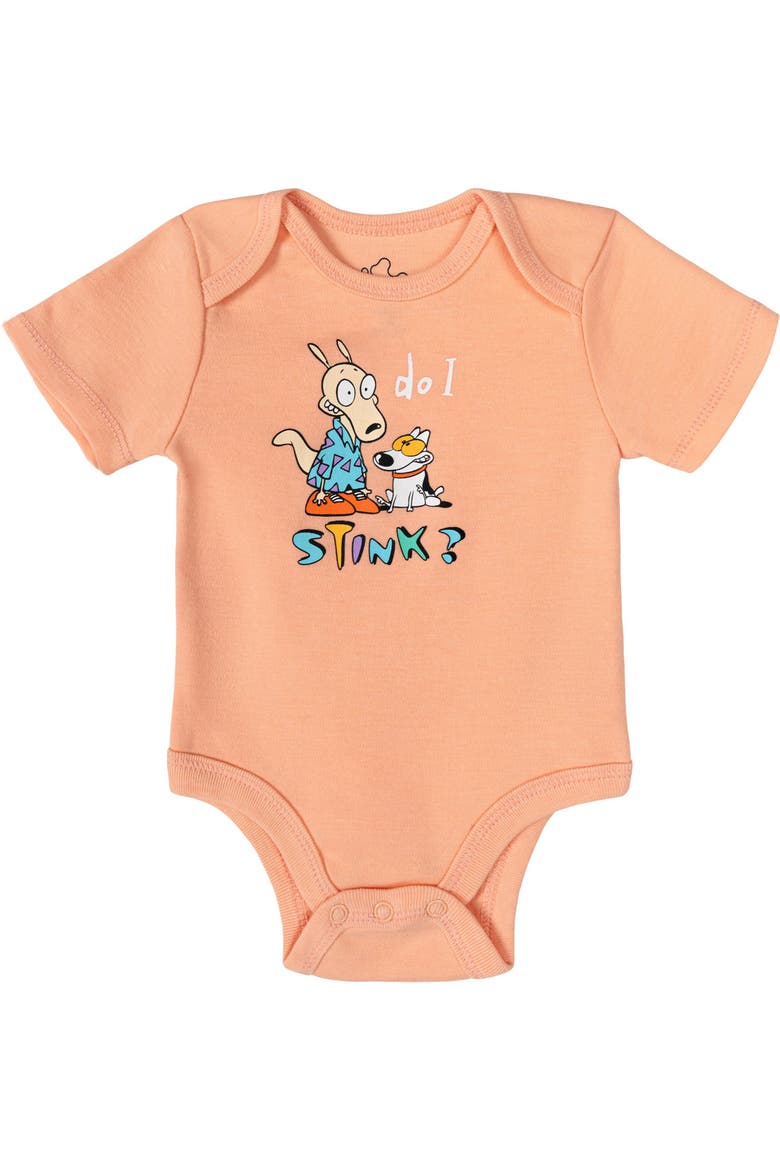 5-Pack Short Sleeve Bodysuits, Alternate, color, Nickelodeon Multi