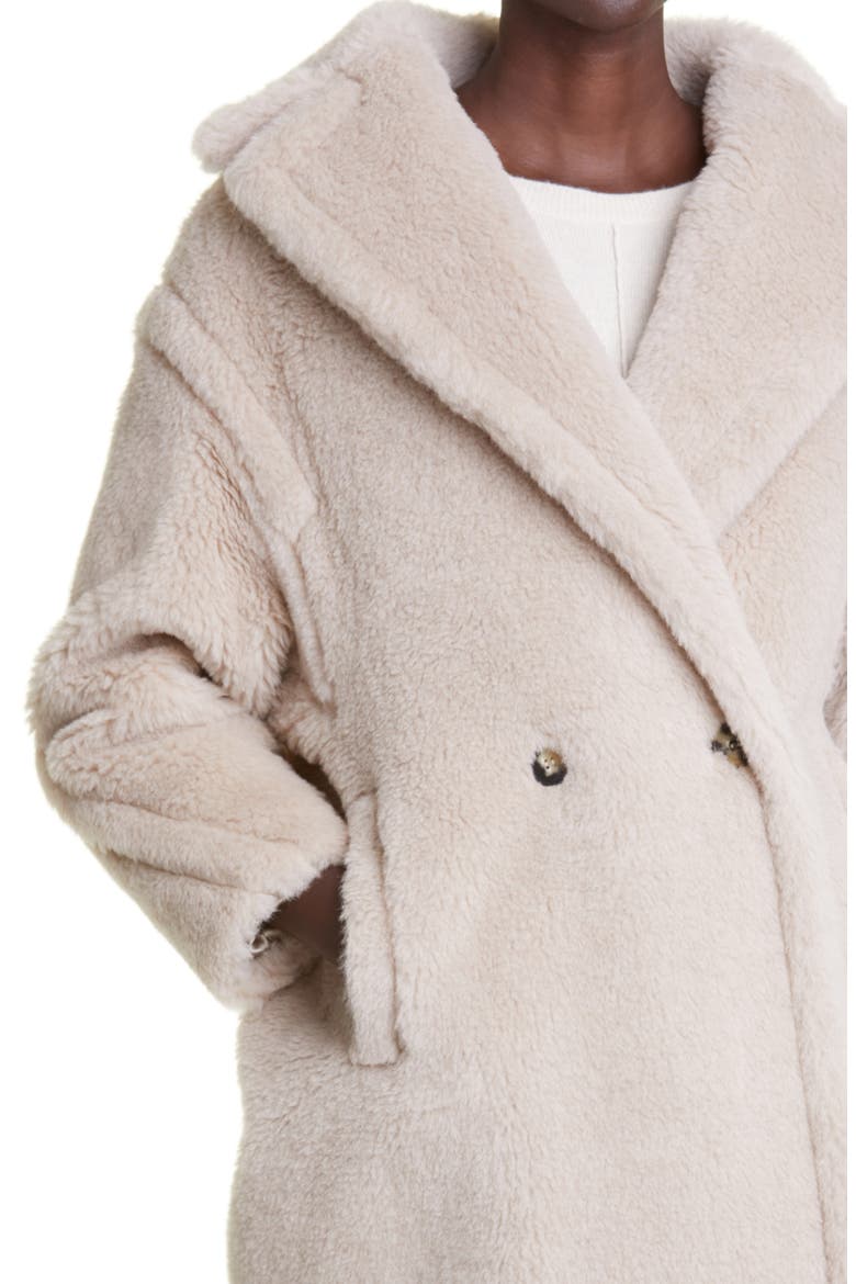 Tedgirl Oversize Double Breasted Alpaca Blend Coat, Alternate, color, Z/DNUBEIGE