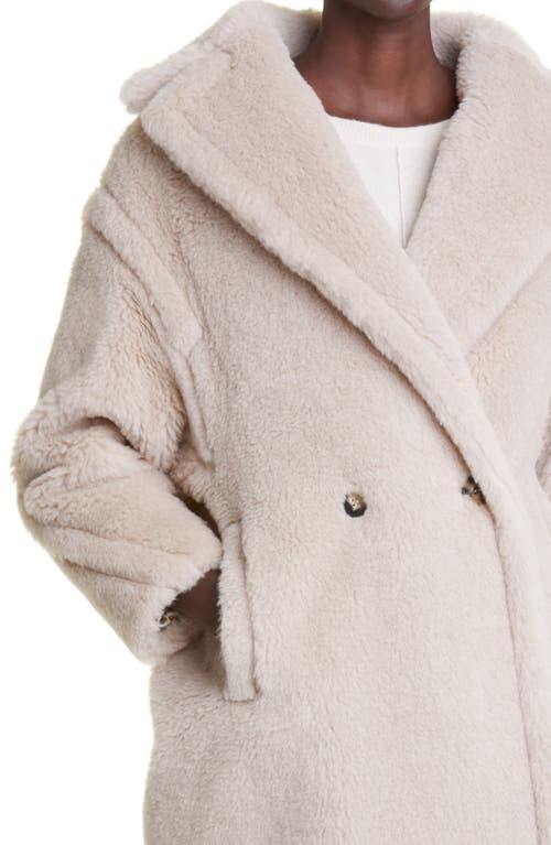 Max Mara Tedgirl Oversize Double Breasted Alpaca Blend Coat In Neutral