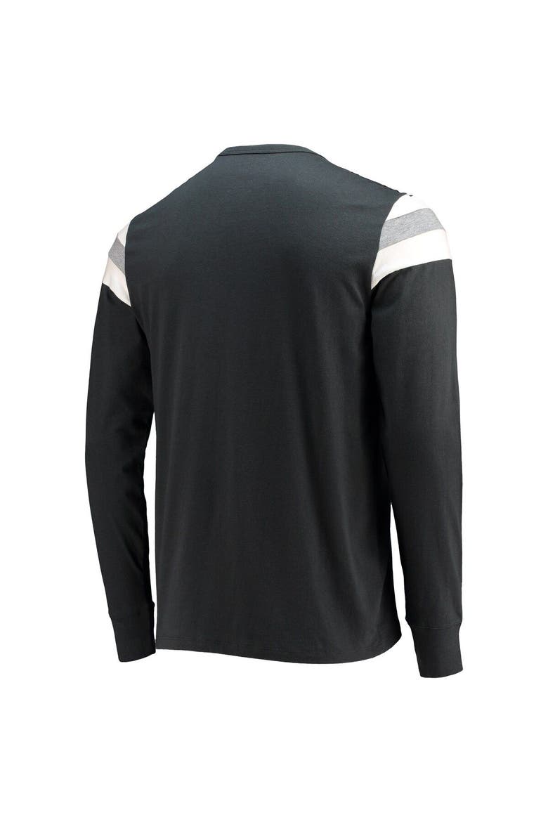 Men's '47 Black New Orleans Saints Franklin Rooted Long Sleeve T-Shirt, Alternate, color, Black