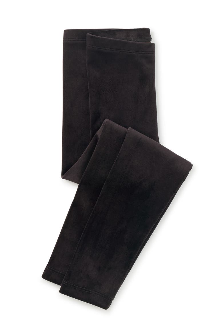 Velour Leggings, Main, color, Jet Black