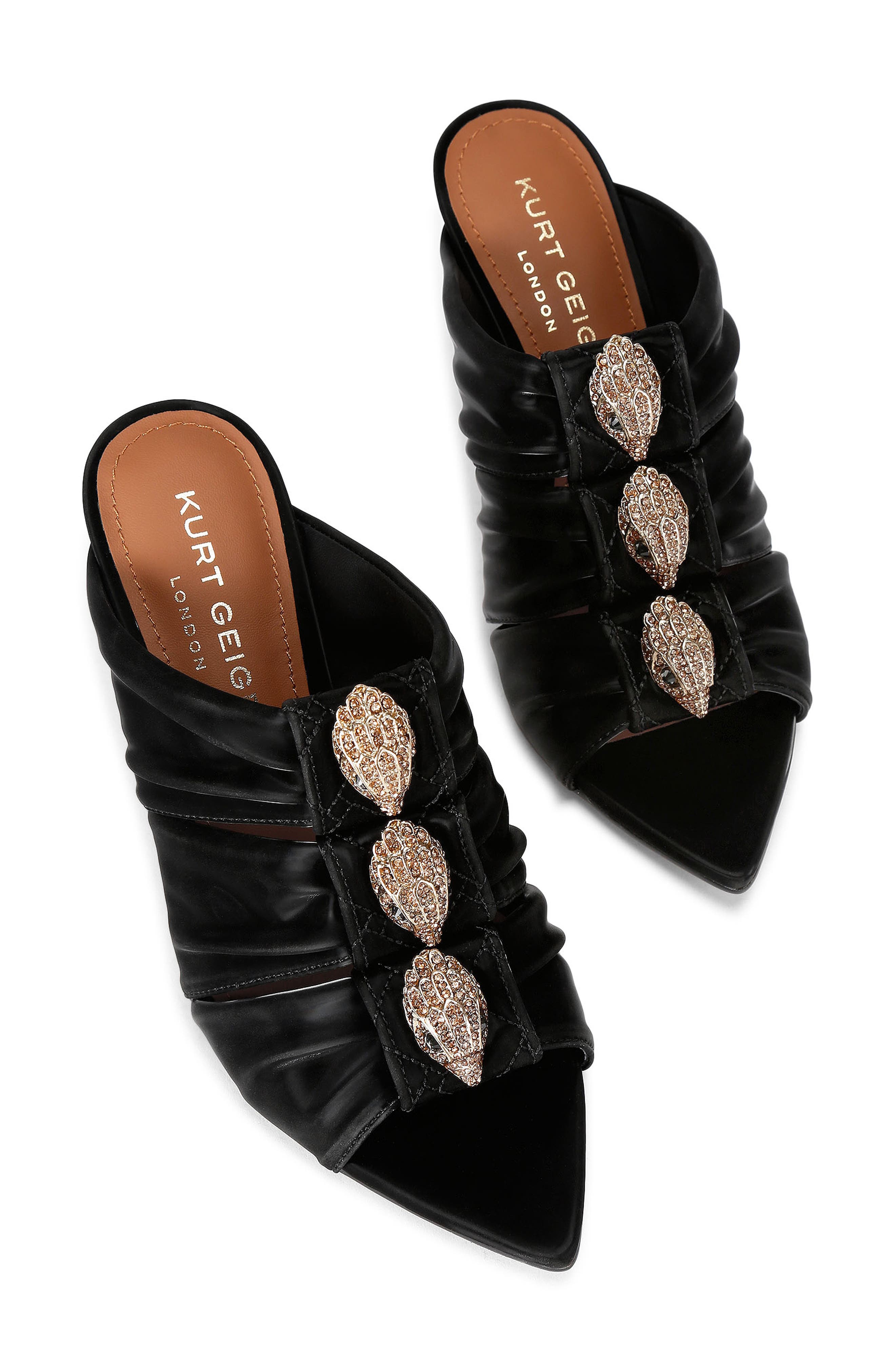 Kurt Geiger London Kensington Eagle Mule, Alternate, color, Black