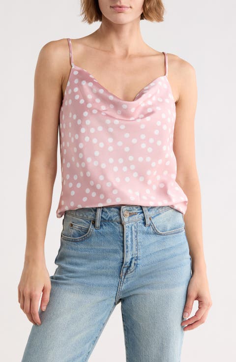 Sleeveless Cowl Neck Tank