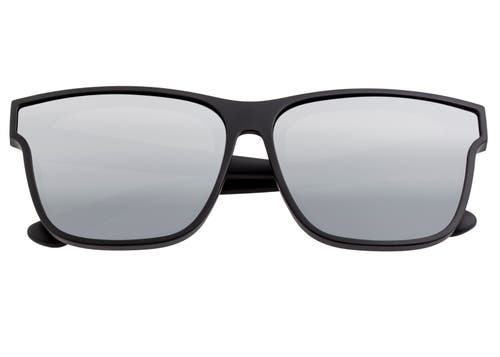 Sixty One Delos Polarized Sunglasses In Black/silver