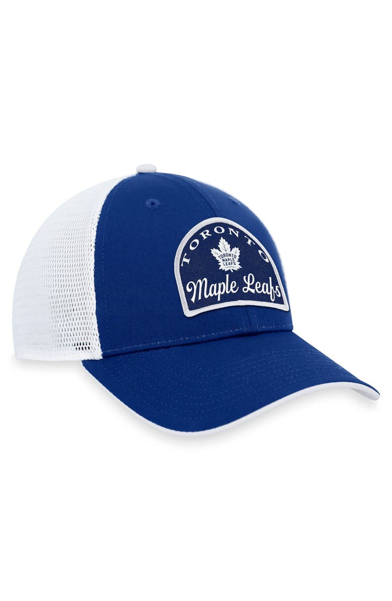 FANATICS Men's Fanatics Branded Blue/White Toronto Maple Leafs Fundamental Adjustable Hat, Alternate, color, Blue