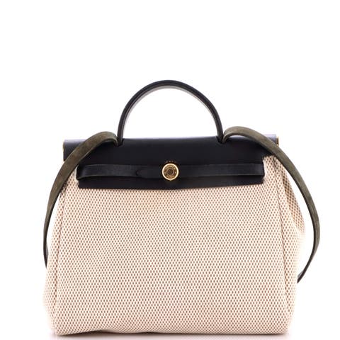 Herbag Zip Criss Viking Toile and Leather 31