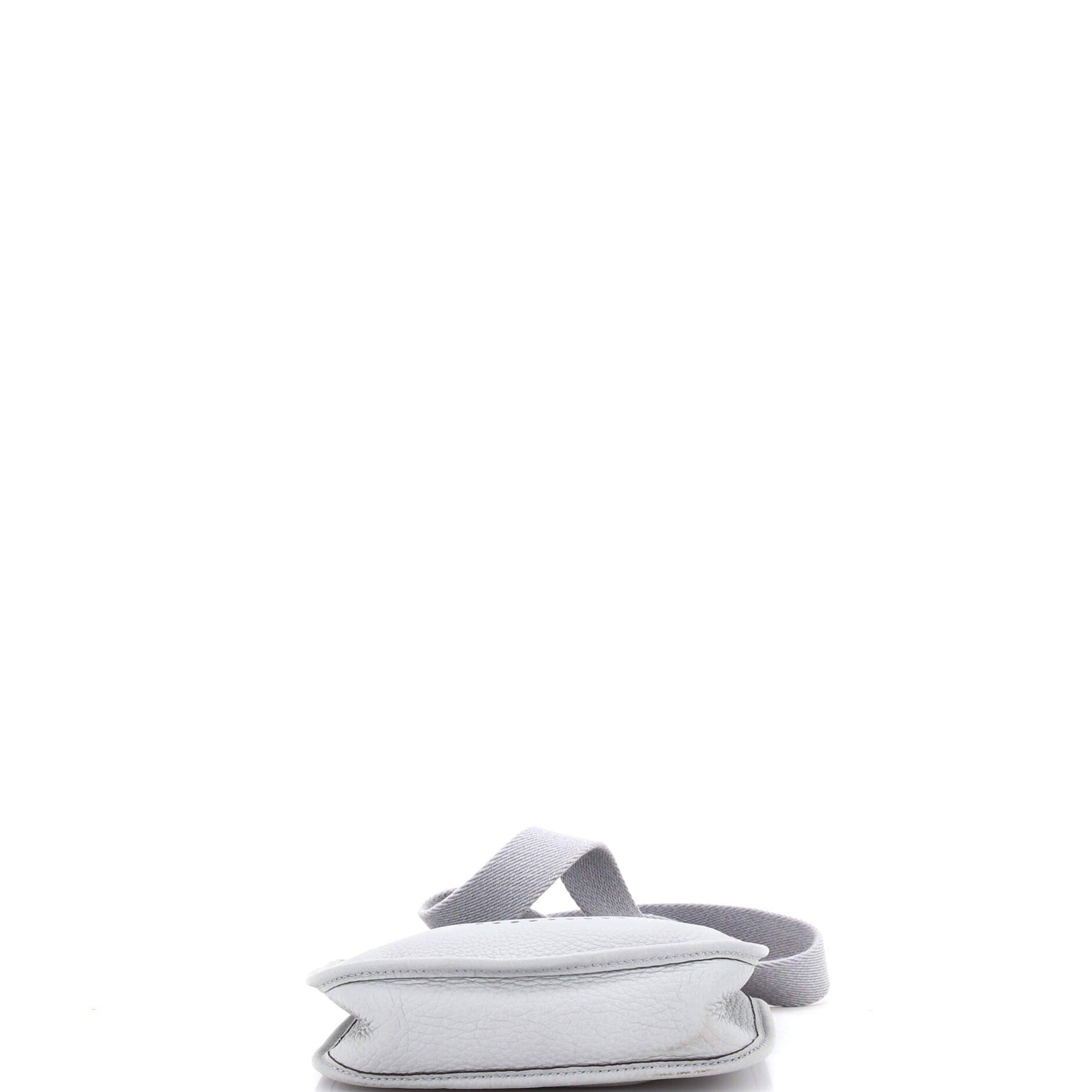 Pre-Owned Hermes Evelyne Bag Gen III Clemence TPM, Alternate, color, Bleu Glacier