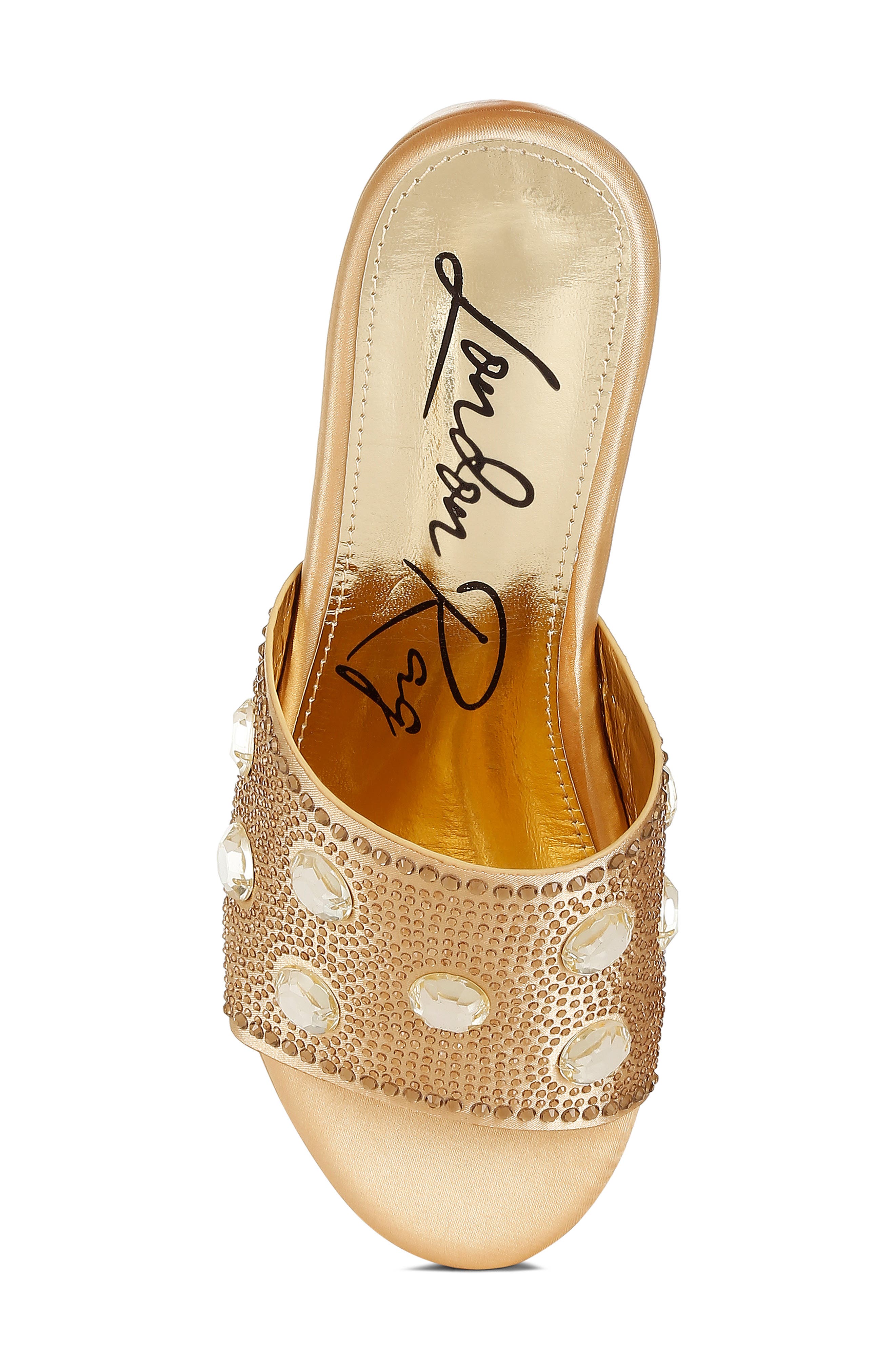 Meta Charts Wedge Sandal, Alternate, color, GOLD